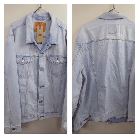 Levi’s Cotton Denim Trucker Jean Jacket NWT Light Blue Wash - Picture 2 of 10